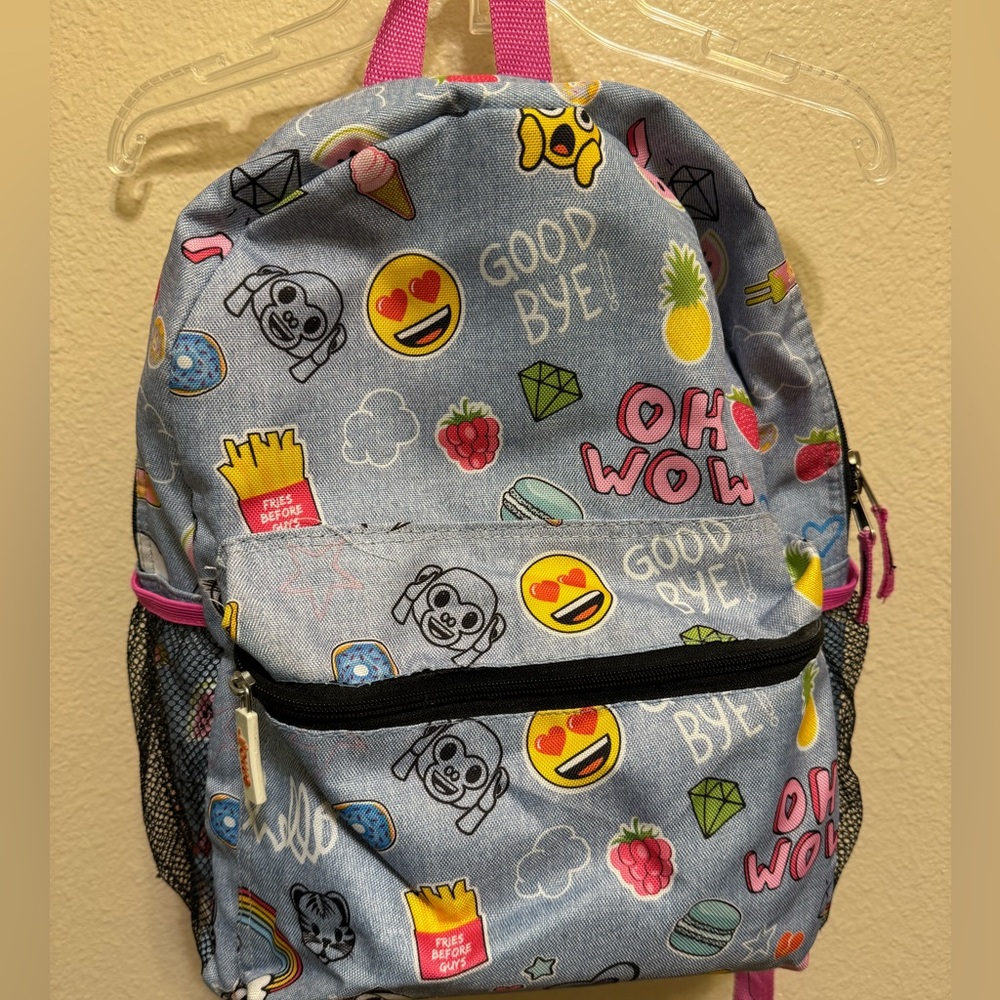 Emoji Print Backpack